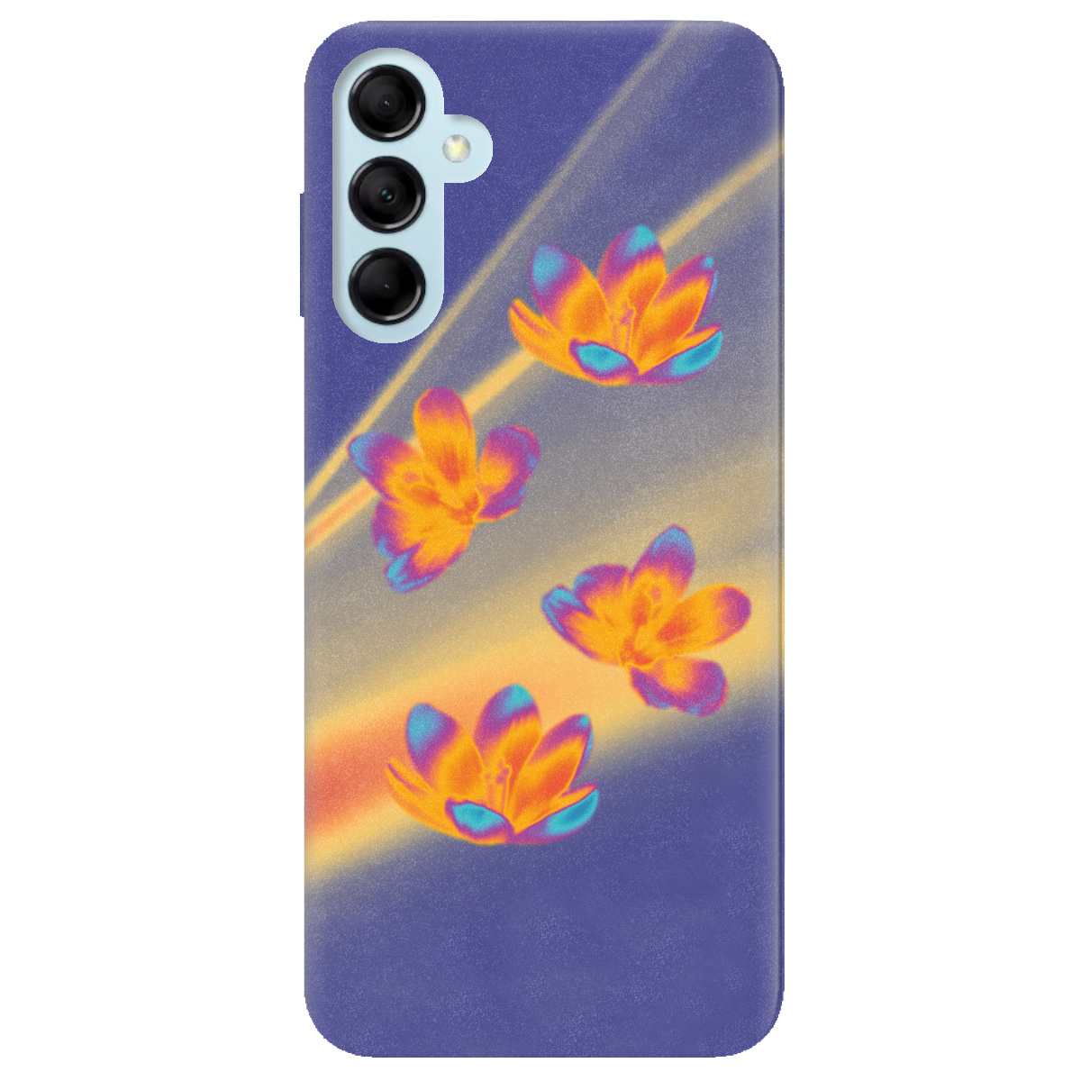 Чохол для Samsung Galaxy M14 5G Тепловий цвіт - фото 1 - Чохли для телефонів