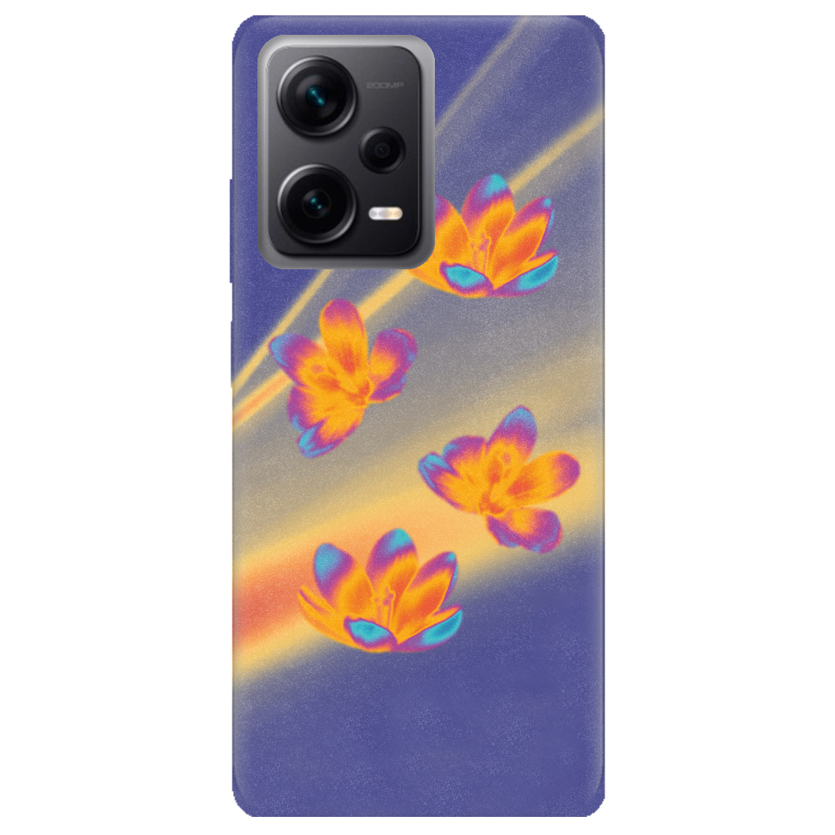 Чохол для Xiaomi Redmi Note 12 Pro + 5G Тепловий цвіт - фото 1 - Чохли для телефонів