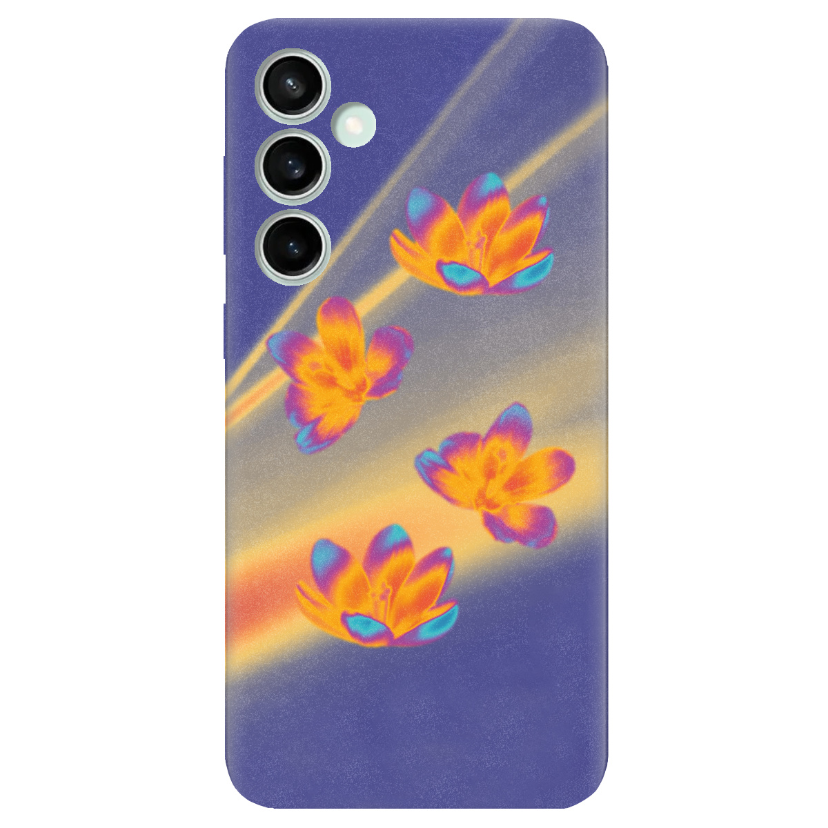 Чехол для Samsung Galaxy S23 FE Тепловий цвіт - фото 1 - Чехлы для телефонов