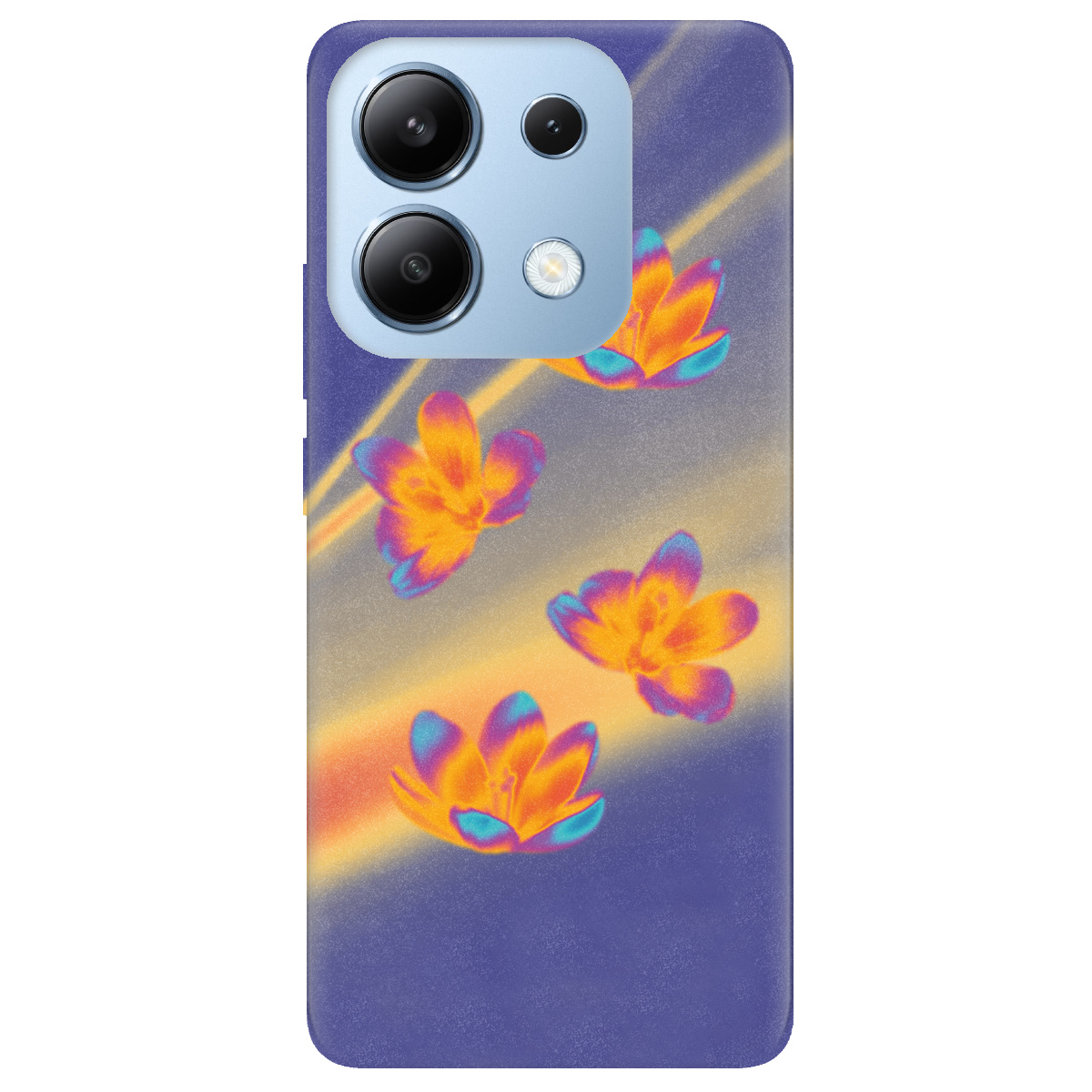 Чехол для Xiaomi Redmi Note 13 4G Тепловий цвіт - фото 1 - Чехлы для телефонов