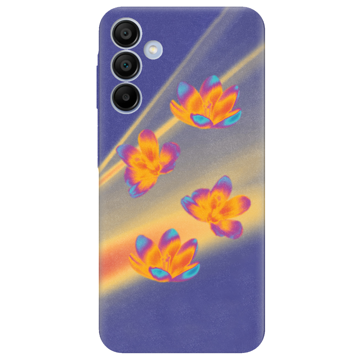 Чохол для Samsung Galaxy A15 Тепловий цвіт - фото 1 - Чохли для телефонів