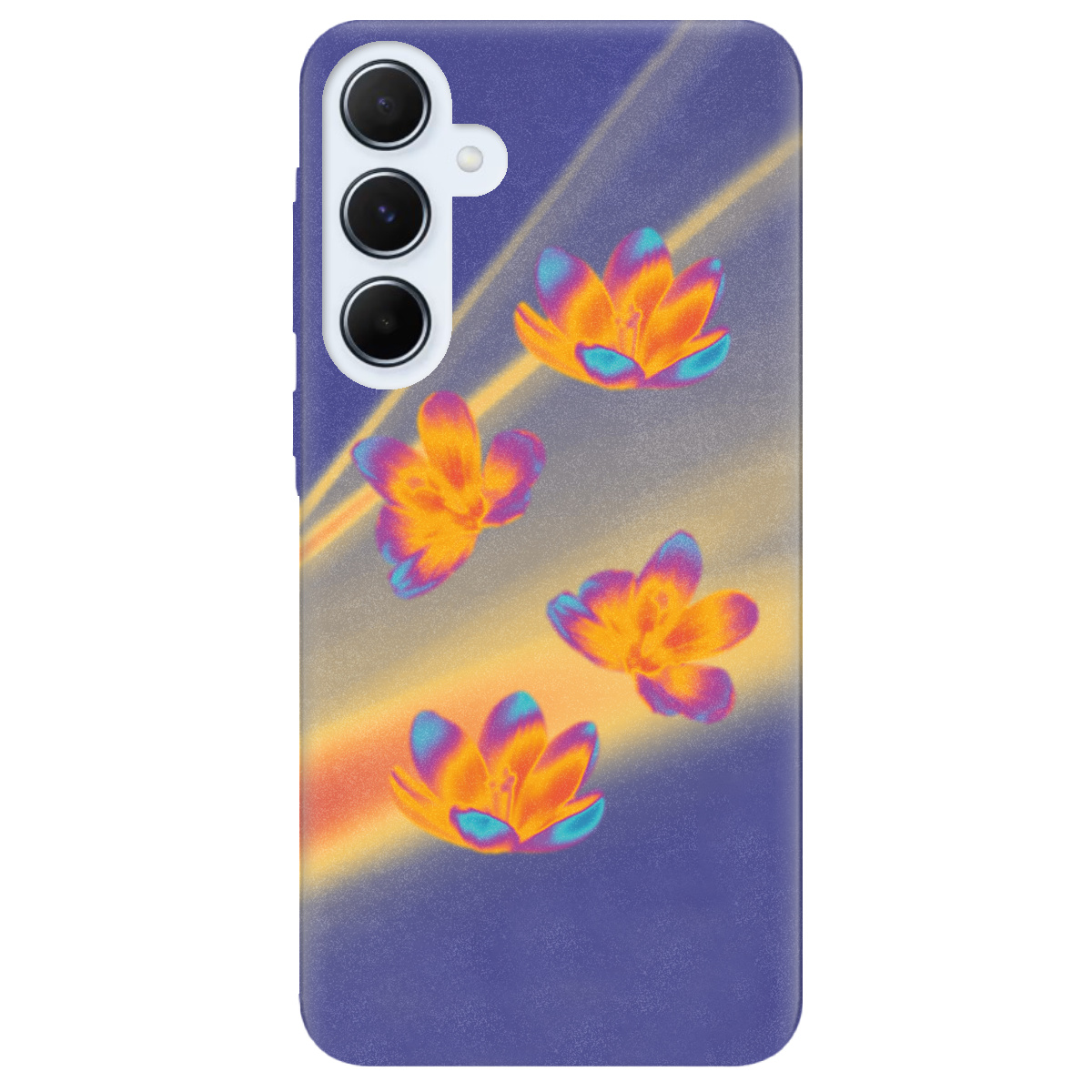 Чохол для Samsung Galaxy A55 Тепловий цвіт - фото 1 - Чохли для телефонів