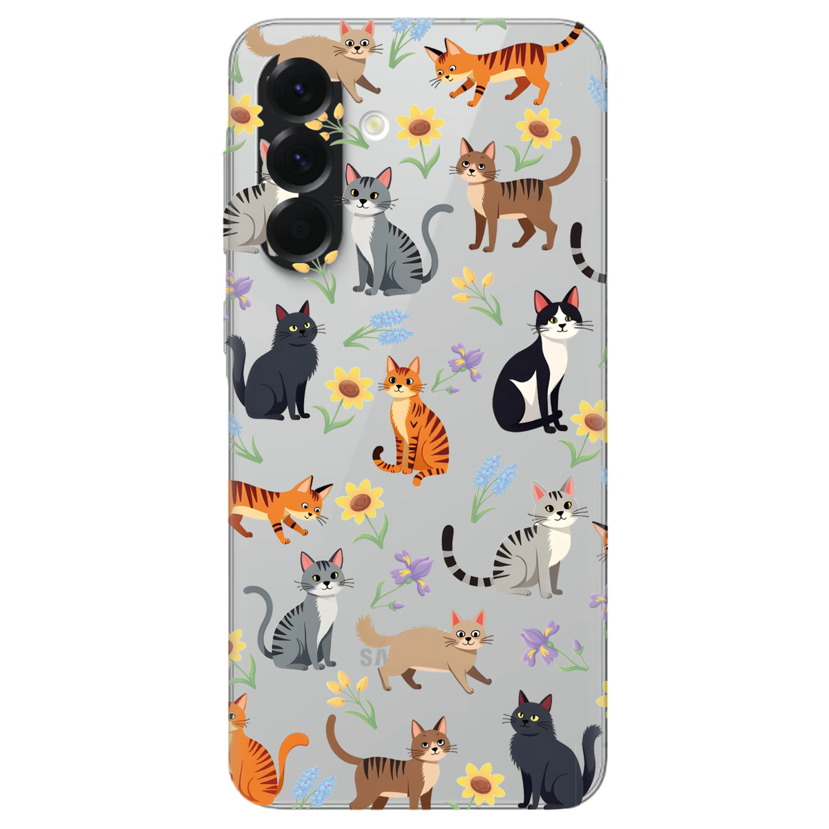 Чехол для Samsung Galaxy A56 5G Blooming Kittens - фото 1 - Чехлы для телефонов