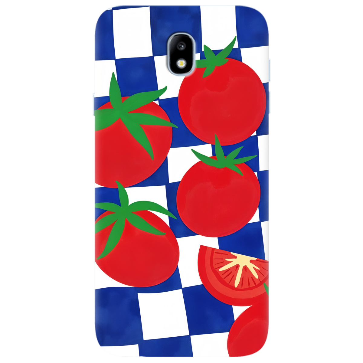 Чохол для Samsung Galaxy J7 2017 Веселі томати - фото 1 - Чохли для телефонів