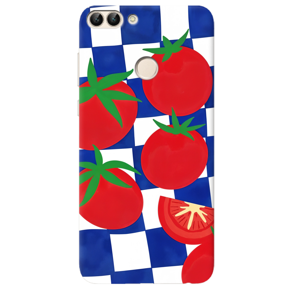 Чохол для Huawei P Smart Веселі томати - фото 1 - Чохли для телефонів