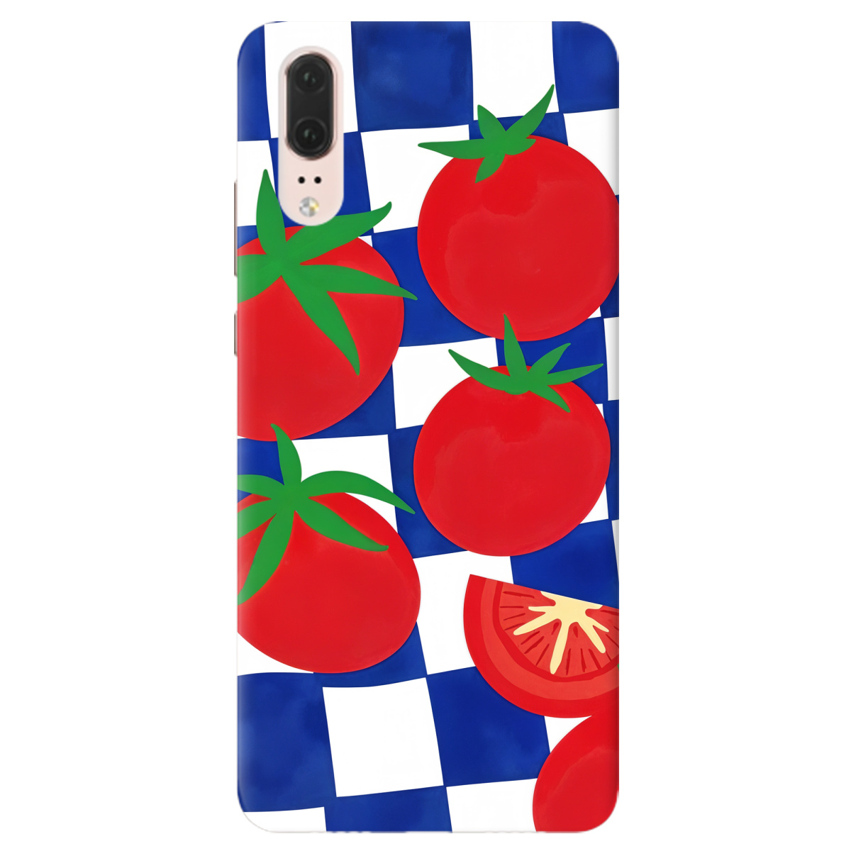 Чехол для Huawei P20 Веселі томати - фото 1 Чехол для Huawei P20 Веселі томати - фото 1 - Чехлы для телефонов