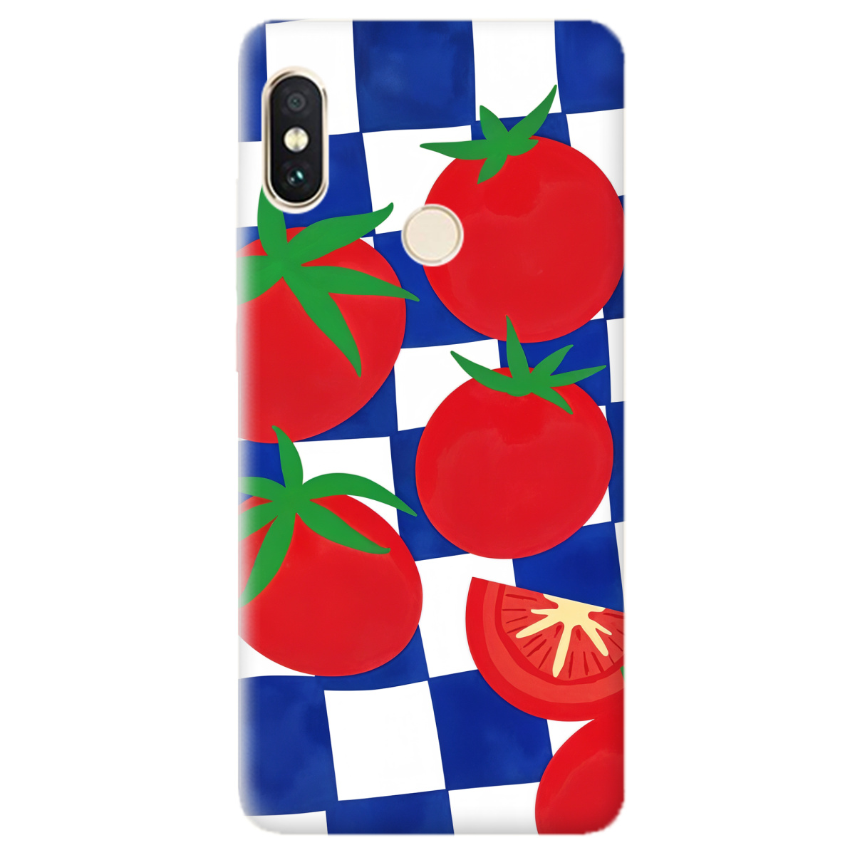Чехол для Xiaomi Redmi Note 5 Веселі томати - фото 1 - Чехлы для телефонов