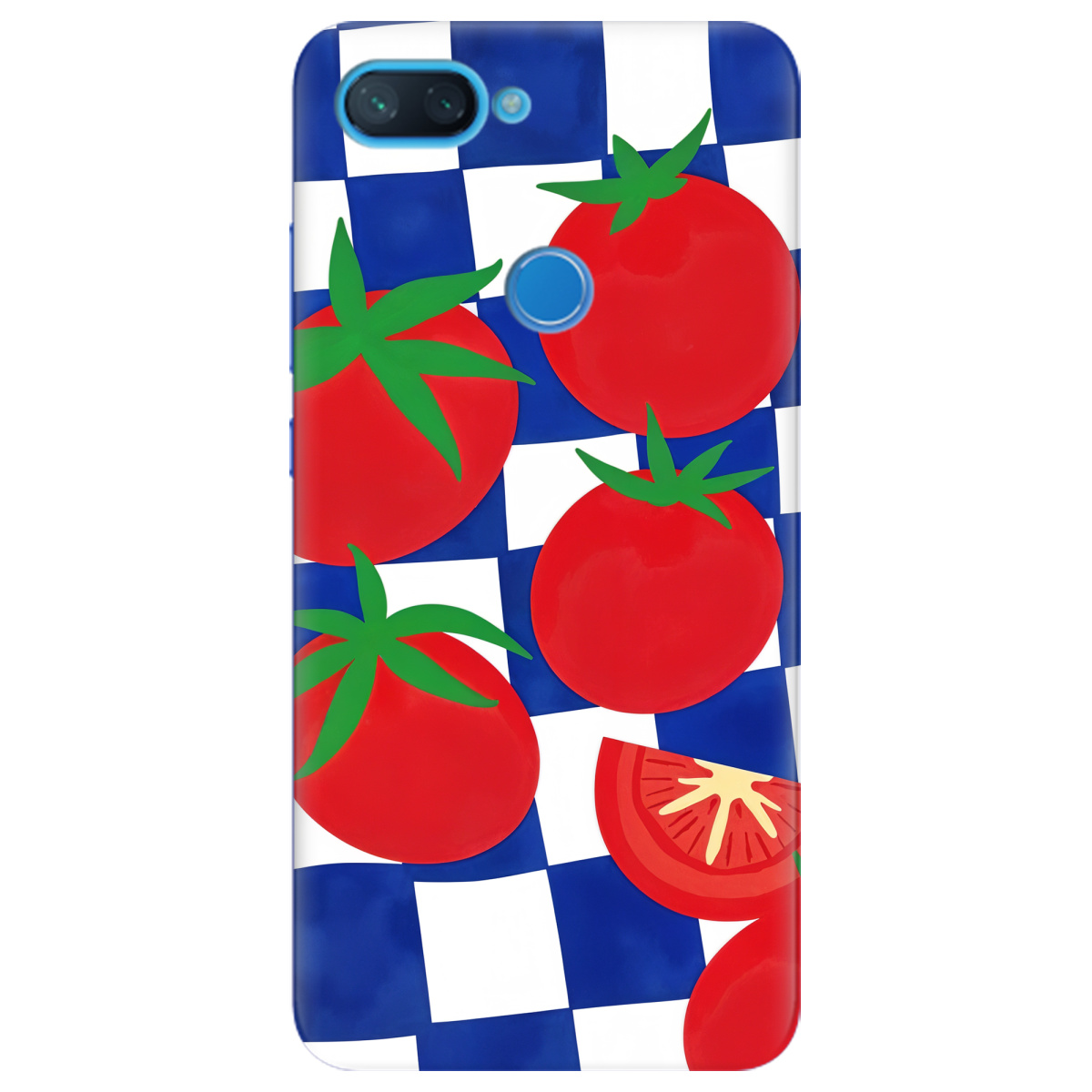 Чехол для Xiaomi Mi 8 Lite Веселі томати - фото 1 - Чехлы для телефонов