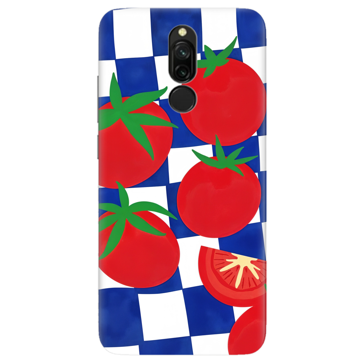 Чохол для Xiaomi Redmi 8 Веселі томати - фото 1 Чохол для Xiaomi Redmi 8 Веселі томати - фото 1 - Чохли для телефонів