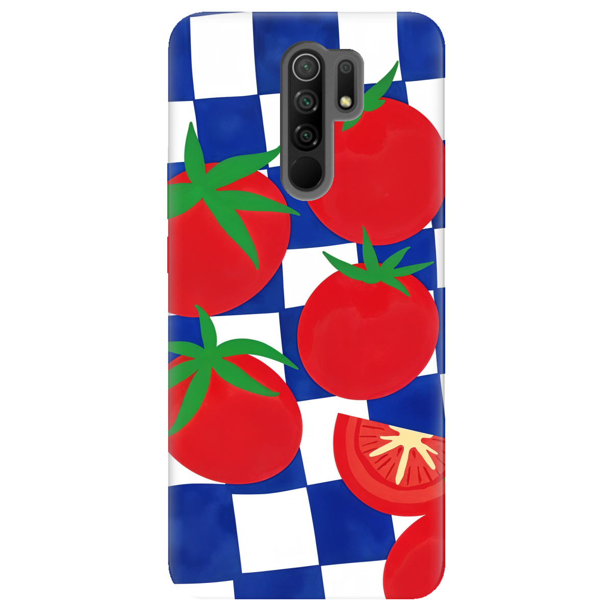 Чехол для Xiaomi Redmi 9 Веселі томати - фото 1 Чехол для Xiaomi Redmi 9 Веселі томати - фото 1 - Чехлы для телефонов