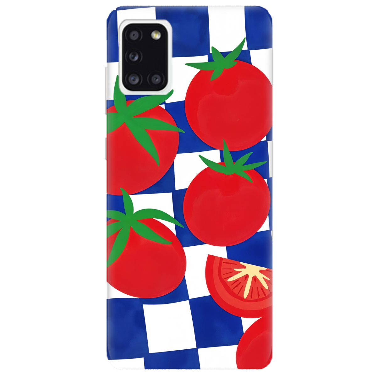 Чохол для Samsung Galaxy A31 Веселі томати - фото 1 - Чохли для телефонів