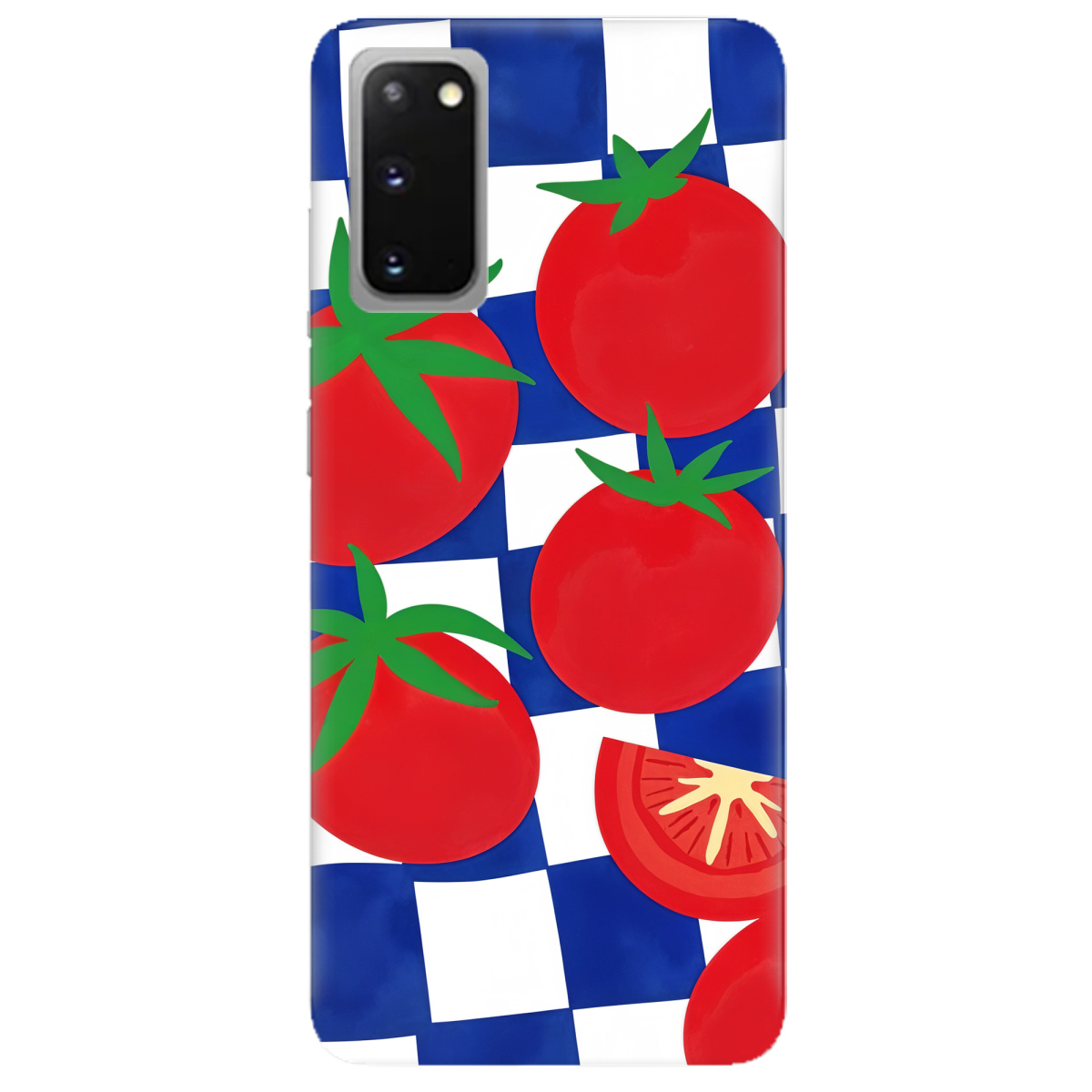 Чохол для Samsung Galaxy S20 Веселі томати - фото 1 - Чохли для телефонів