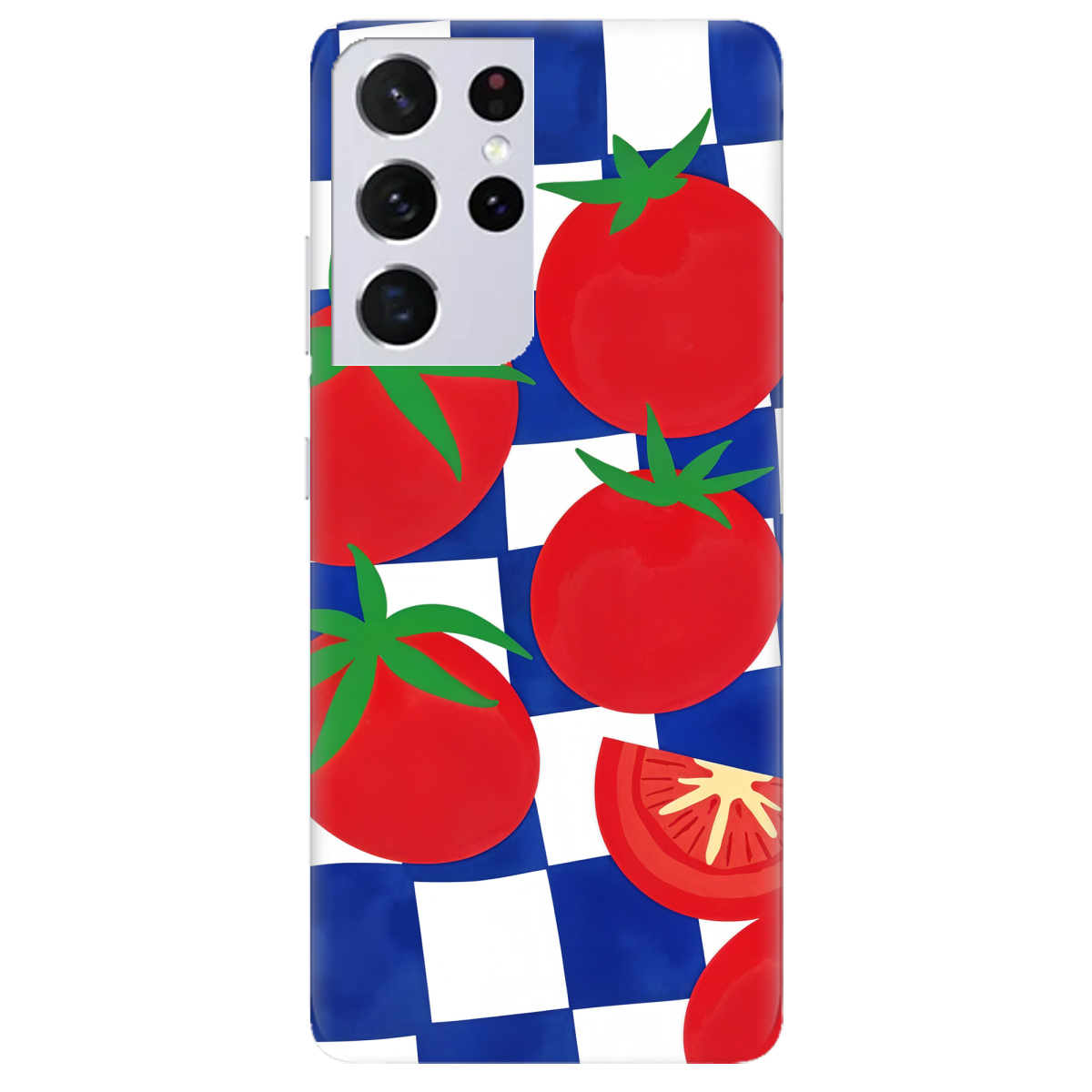 Чохол для Samsung Galaxy S21 Ultra Веселі томати - фото 1 - Чохли для телефонів