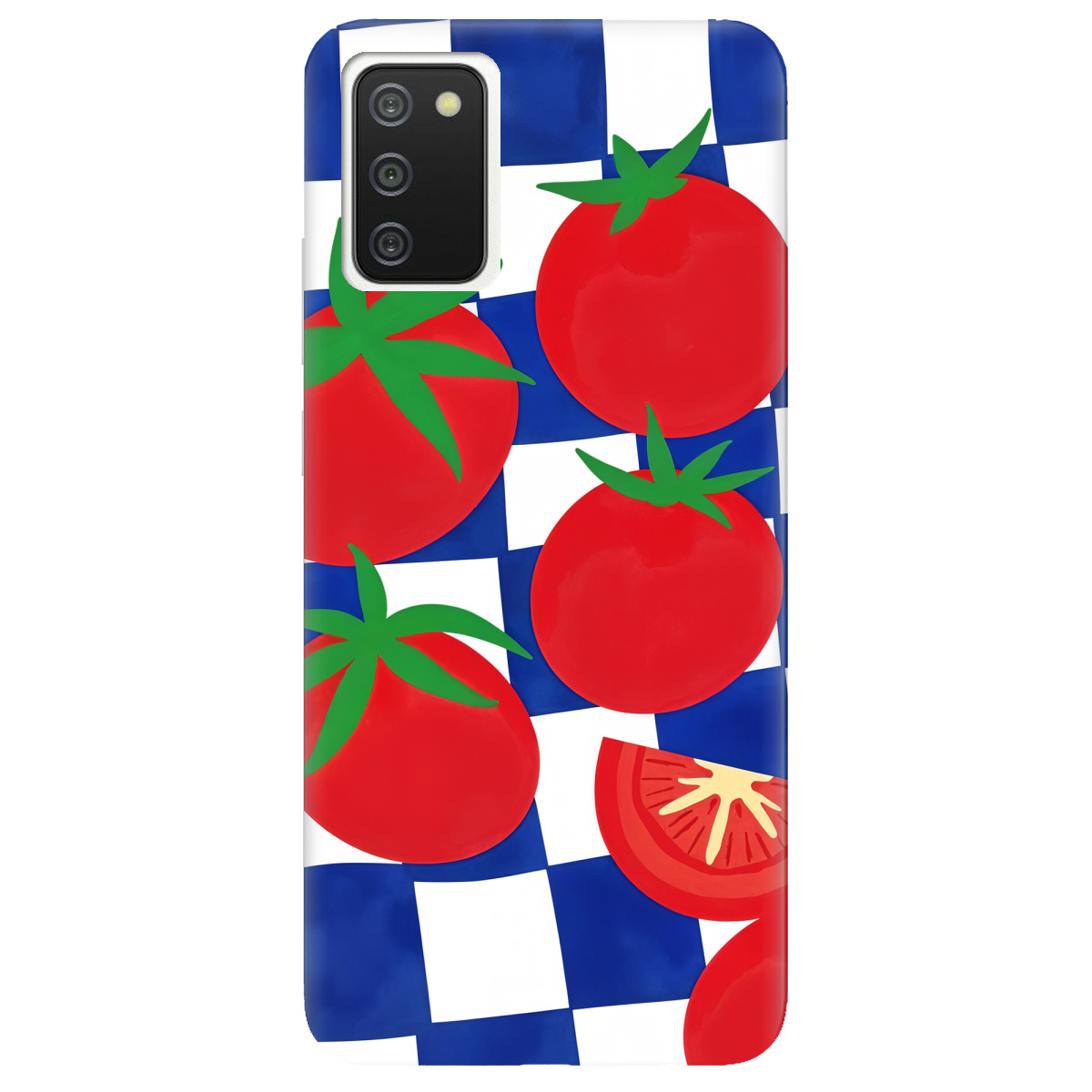 Чехол для Samsung Galaxy A02s Веселі томати - фото 1 Чехол для Samsung Galaxy A02s Веселі томати - фото 1 - Чехлы для телефонов