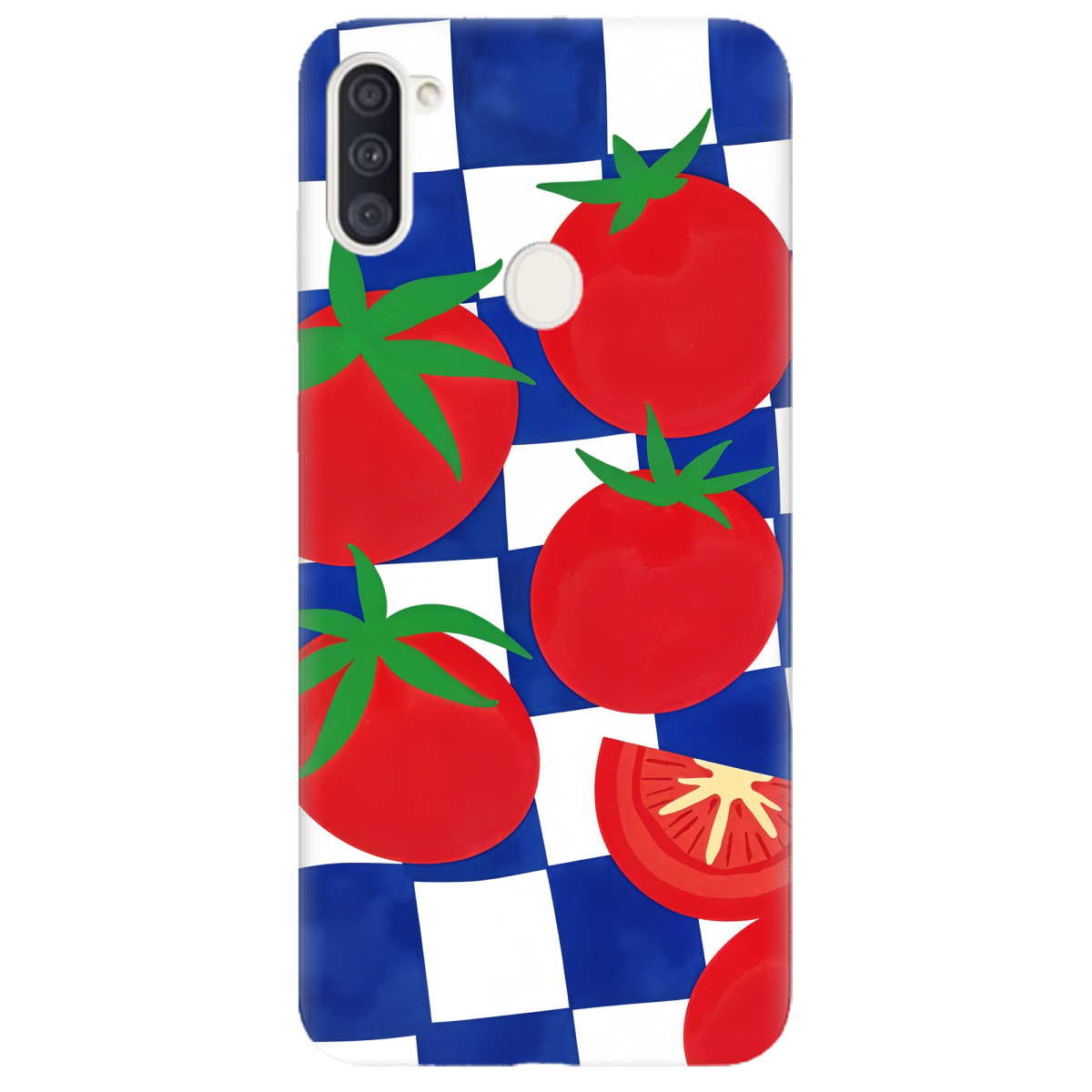 Чохол для Samsung Galaxy M11 Веселі томати - фото 1 - Чохли для телефонів