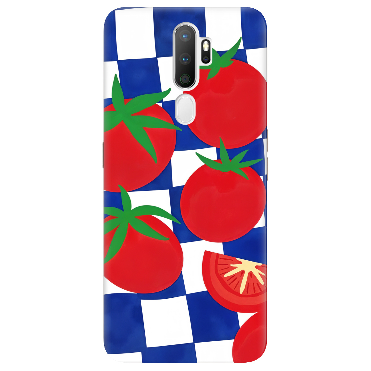 Чохол для Oppo A5 2020/A9 2020 Веселі томати - фото 1 - Чохли для телефонів