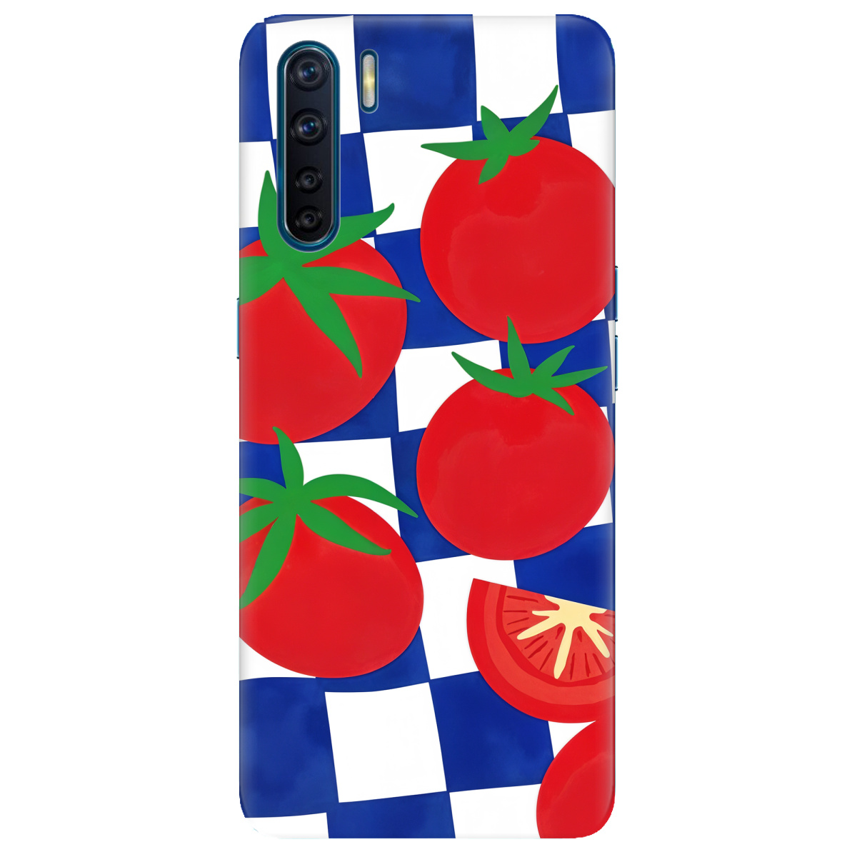 Чехол для Oppo Reno 3 Веселі томати - фото 1 - Чехлы для телефонов
