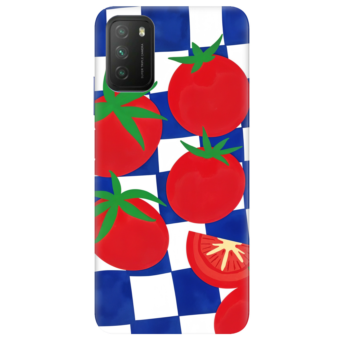 Чохол для Xiaomi Poco M3 Веселі томати - фото 1 - Чохли для телефонів