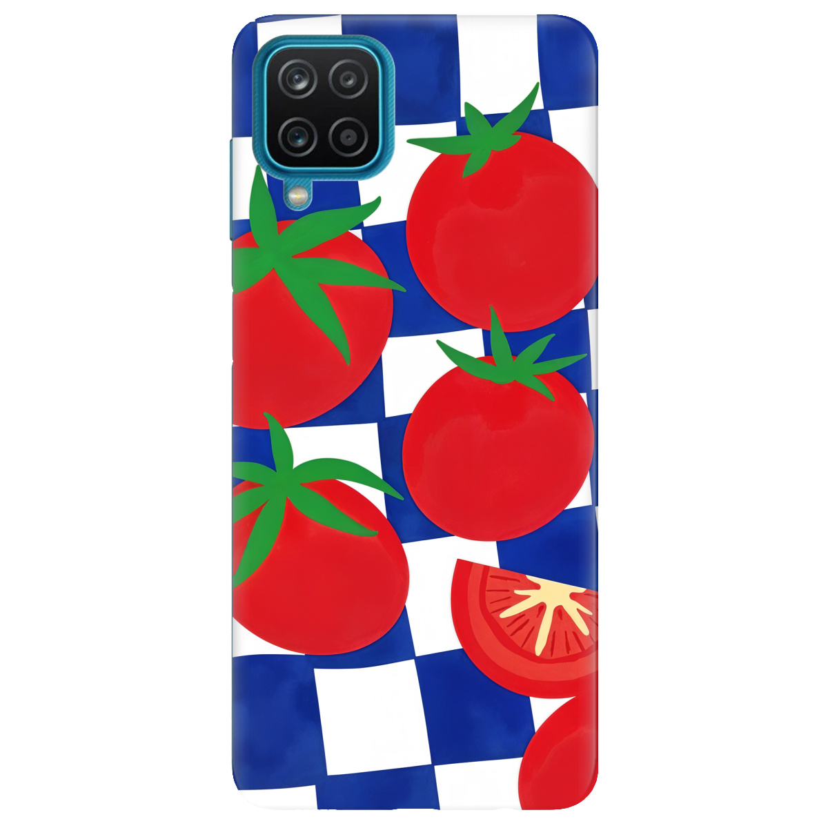 Чехол для Samsung Galaxy M12 Веселі томати - фото 1 Чехол для Samsung Galaxy M12 Веселі томати - фото 1 - Чехлы для телефонов