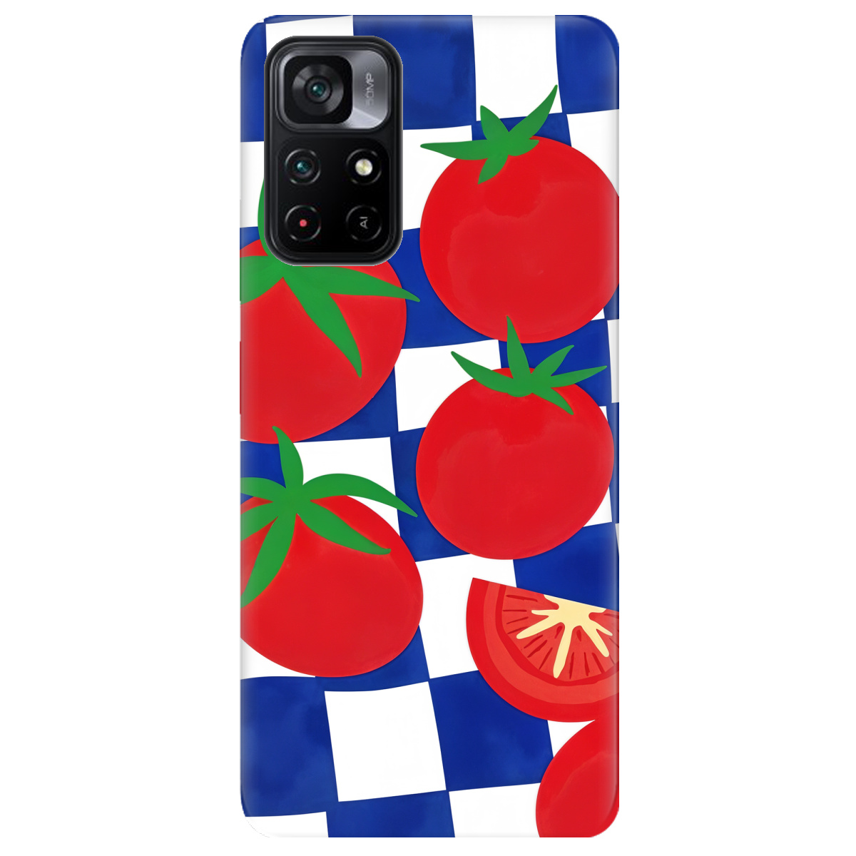 Чехол для Xiaomi Poco M4 Pro 5G Веселі томати - фото 1 - Чехлы для телефонов