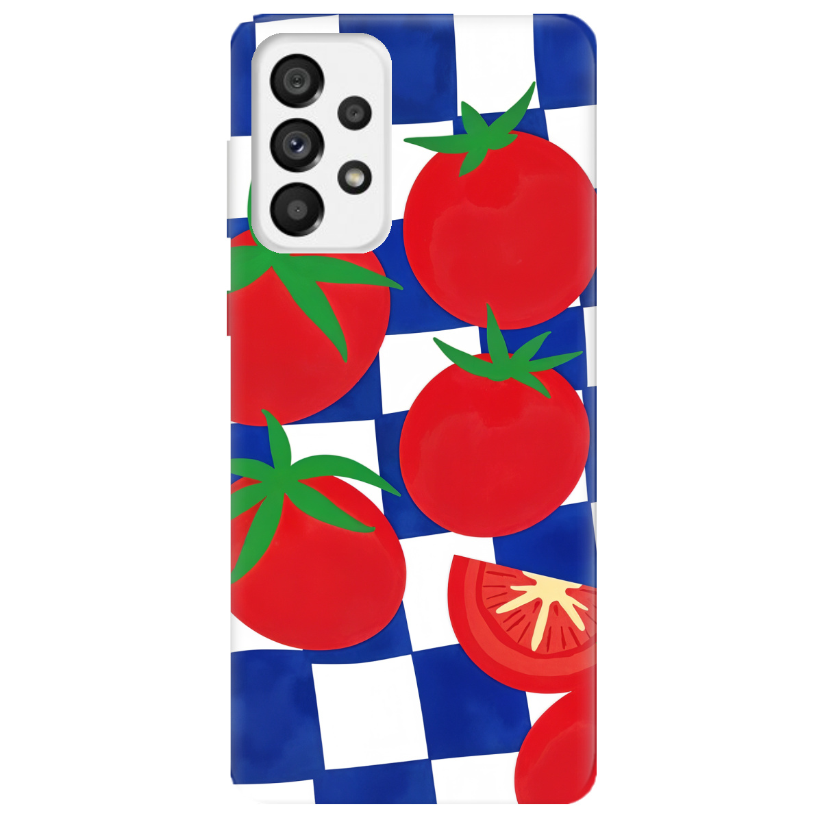 Чохол для Samsung Galaxy A73 Веселі томати - фото 1 - Чохли для телефонів