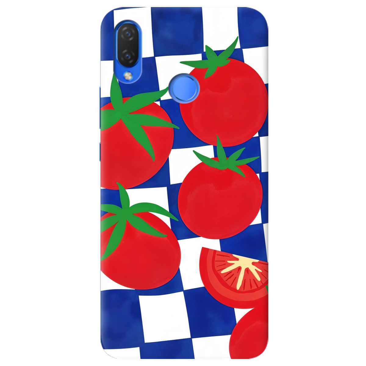 Чохол для Huawei P Smart Plus Веселі томати - фото 1 Чохол для Huawei P Smart Plus Веселі томати - фото 1 - Чохли для телефонів