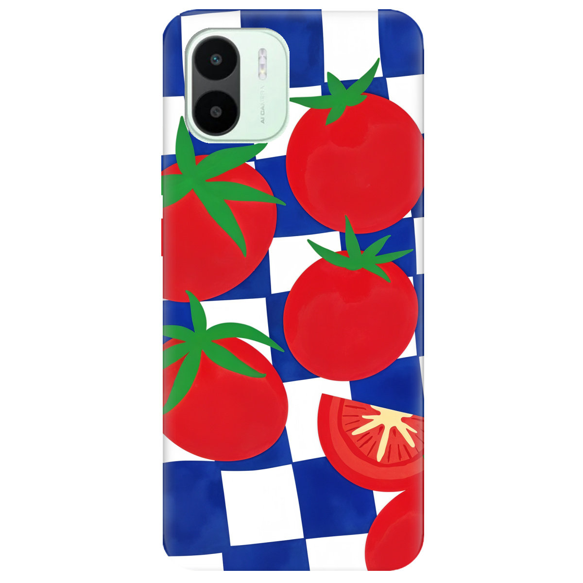 Чехол для Xiaomi Redmi A1 Веселі томати - фото 1 Чехол для Xiaomi Redmi A1 Веселі томати - фото 1 - Чехлы для телефонов