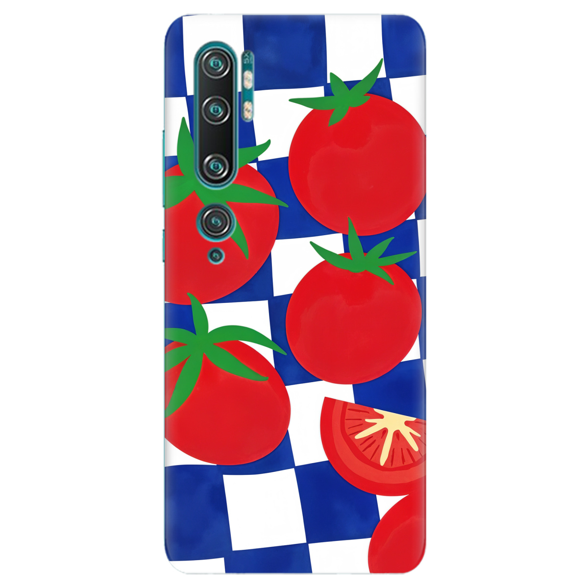 Чохол для Xiaomi Mi Note 10 Pro Веселі томати - фото 1 - Чохли для телефонів