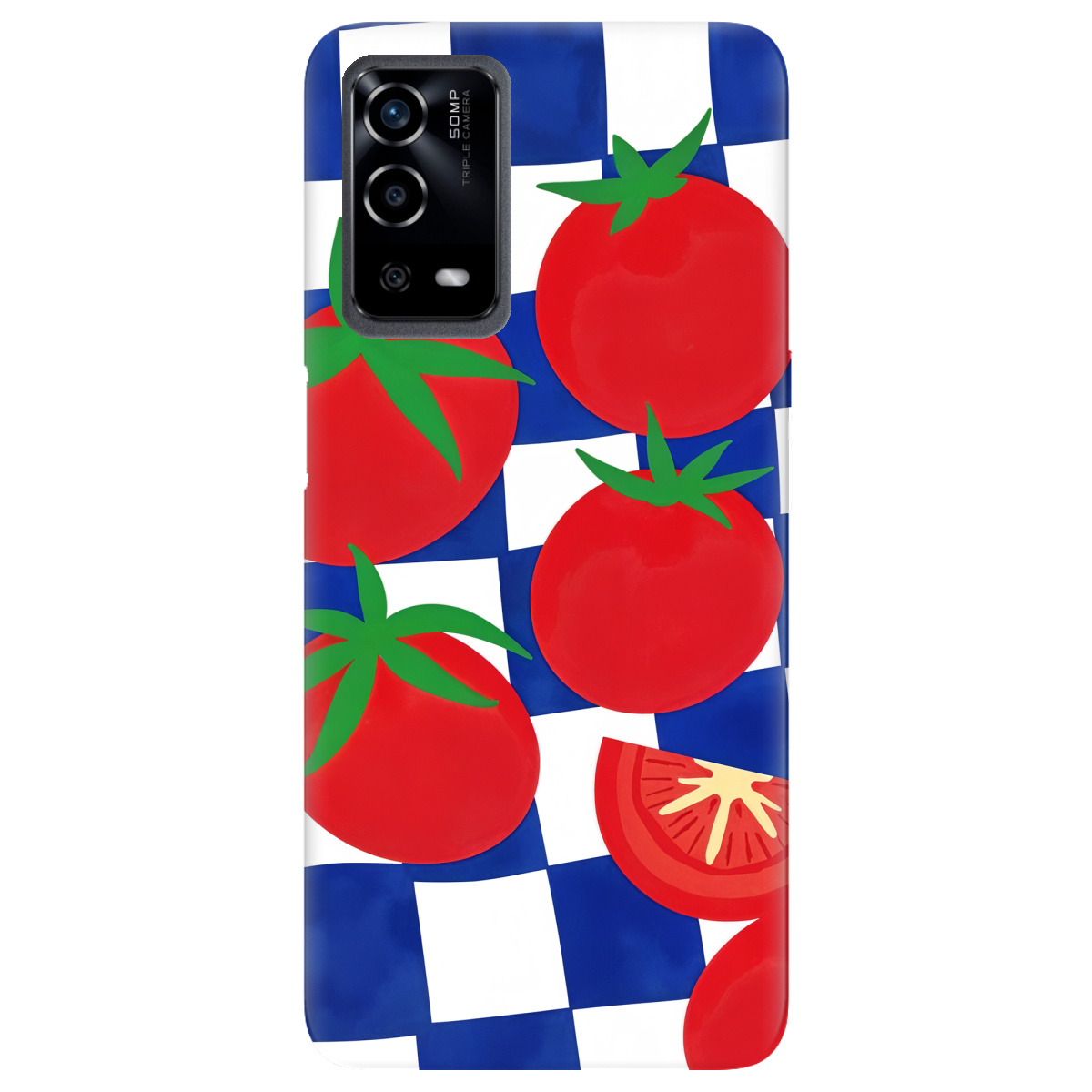 Чехол для Oppo A55 Веселі томати - фото 1 - Чехлы для телефонов