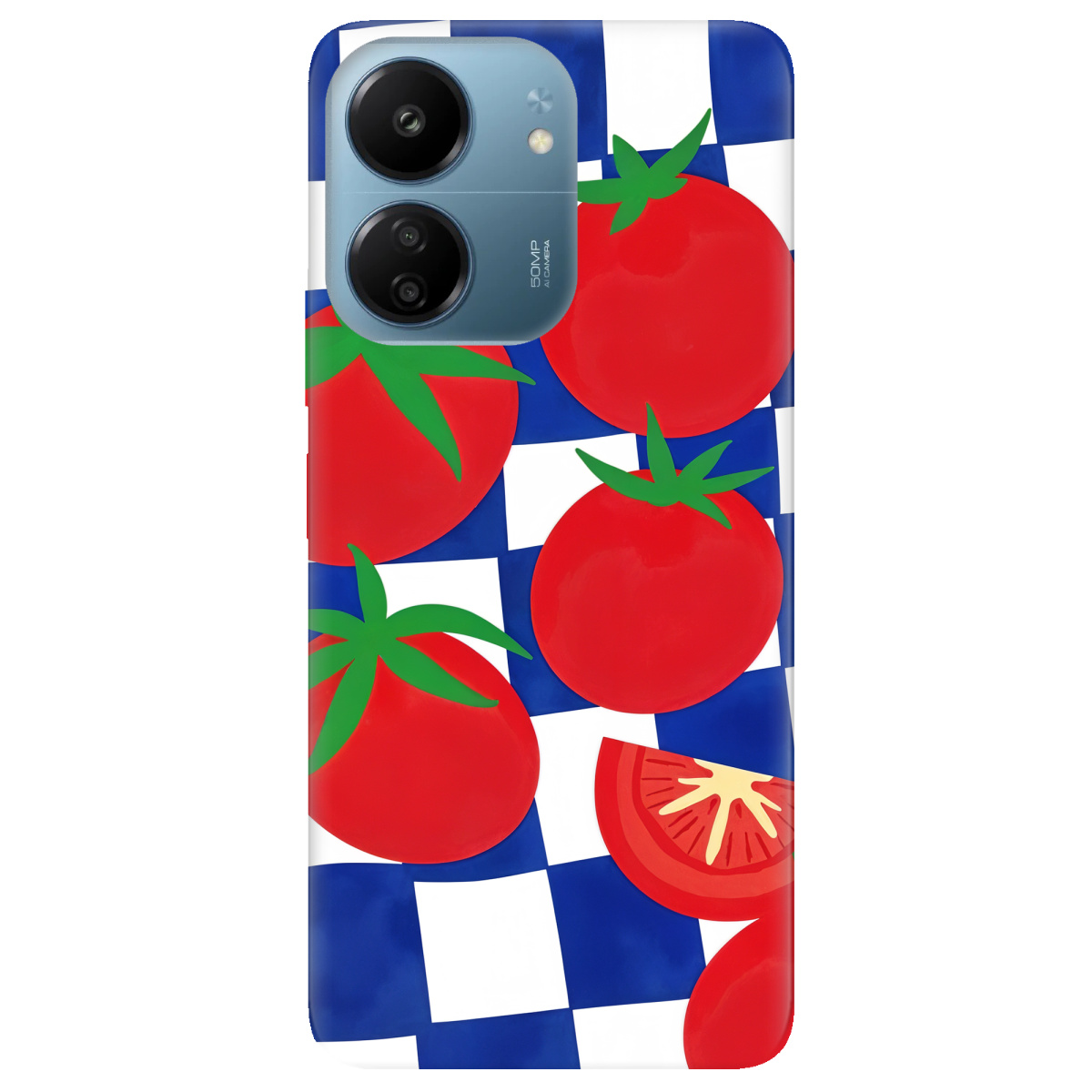 Чехол для Xiaomi Redmi 13C Веселі томати - фото 1 - Чехлы для телефонов