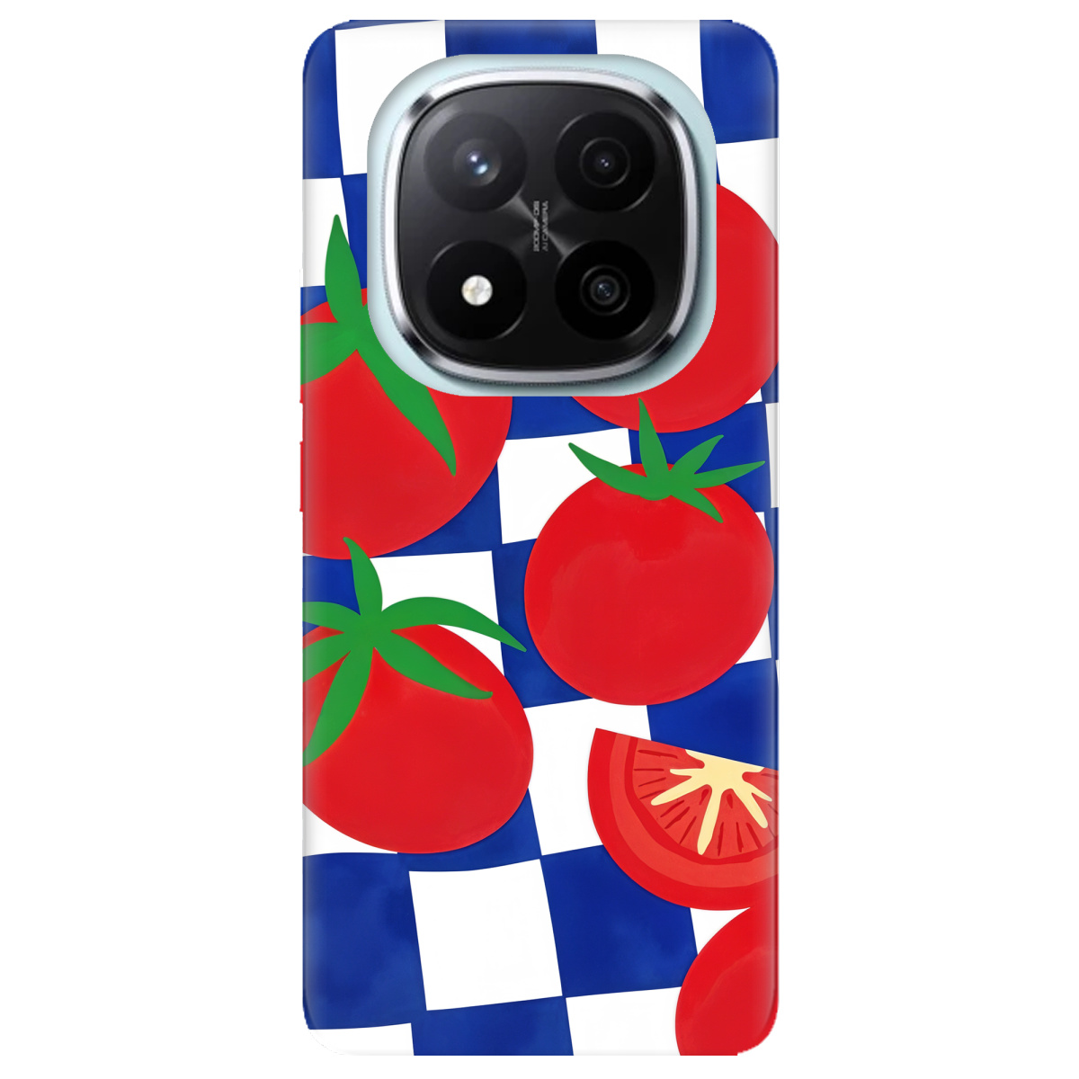 Чохол для Xiaomi Redmi Note 14 Pro + 5G Веселі томати - фото 1 Чохол для Xiaomi Redmi Note 14 Pro + 5G Веселі томати - фото 1 - Чохли для телефонів