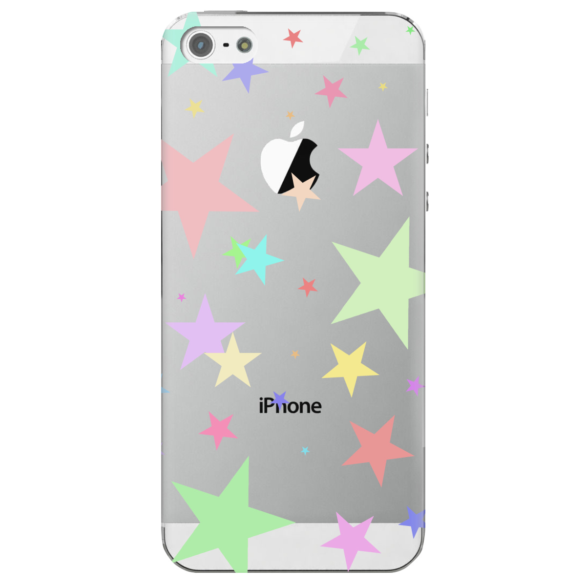 Чохол для Apple iPhone 5/5S Яскраві зірки - фото 1 - Чохли для телефонів