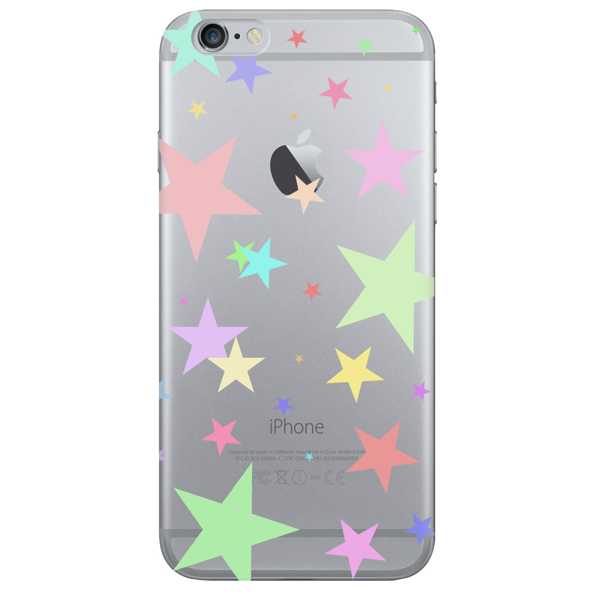 Чохол для Apple iPhone 6 Plus / 6S Plus Яскраві зірки - фото 1 Чохол для Apple iPhone 6 Plus / 6S Plus Яскраві зірки - фото 1 - Чохли для телефонів