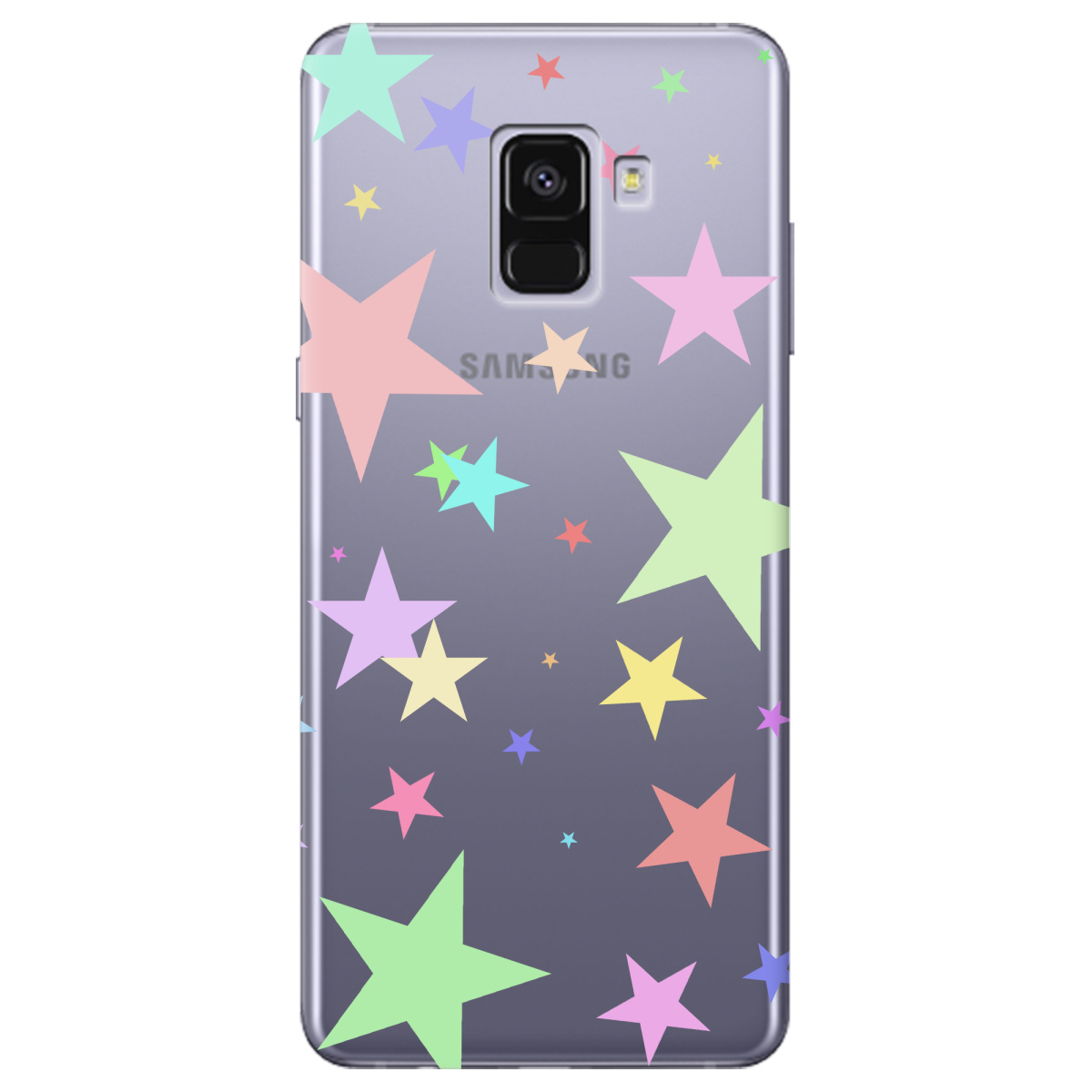 Чохол для Samsung Galaxy A8 2018 Яскраві зірки - фото 1 - Чохли для телефонів
