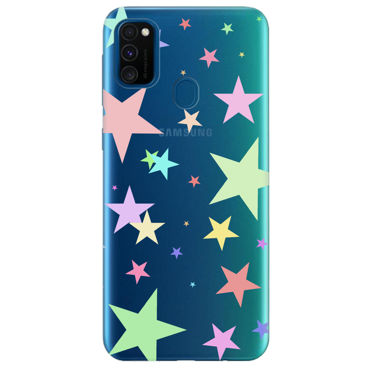 Чохол для Samsung Galaxy M21 Яскраві зірки - фото 1 - Чохли для телефонів