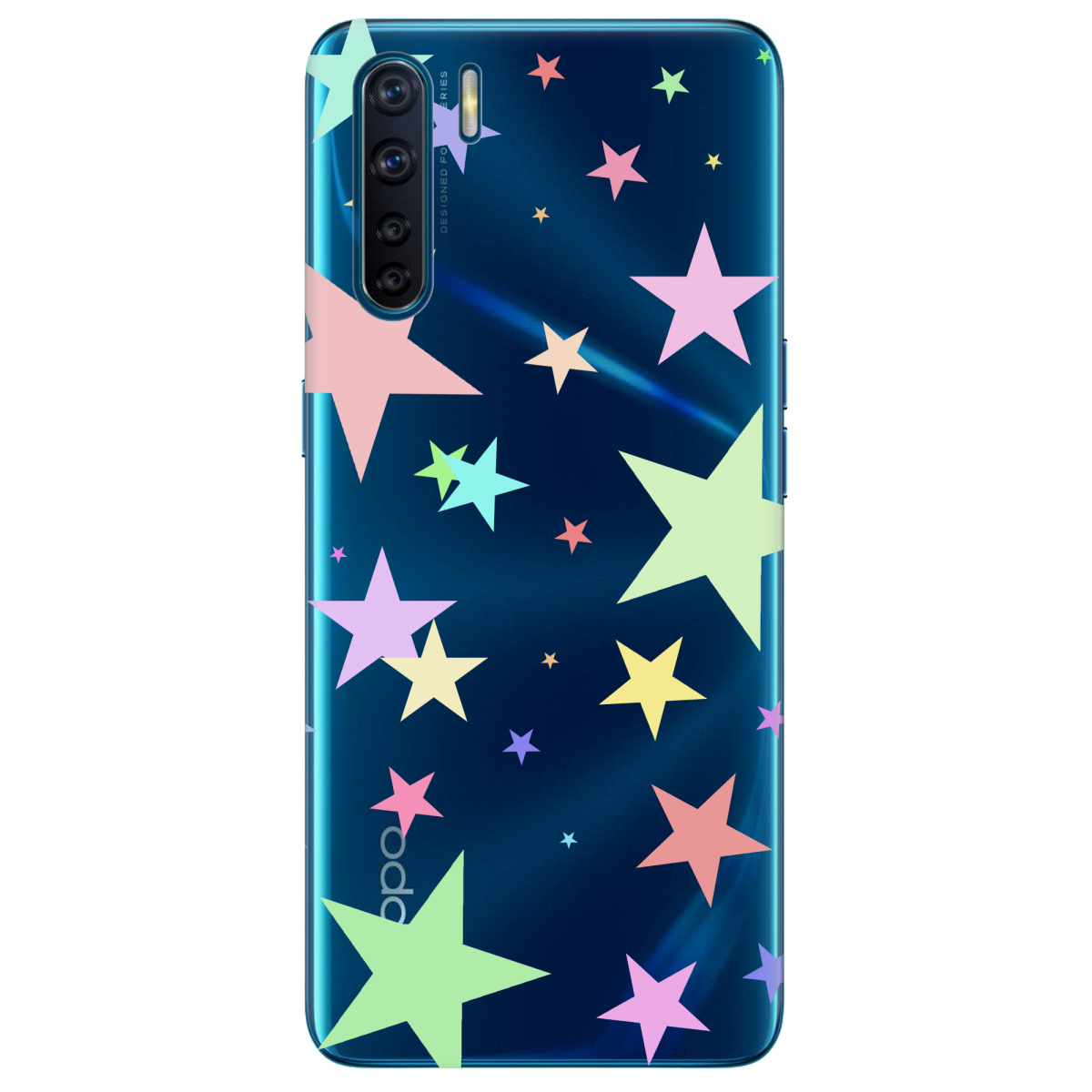 Чохол для Oppo A91 Яскраві зірки - фото 1 - Чохли для телефонів