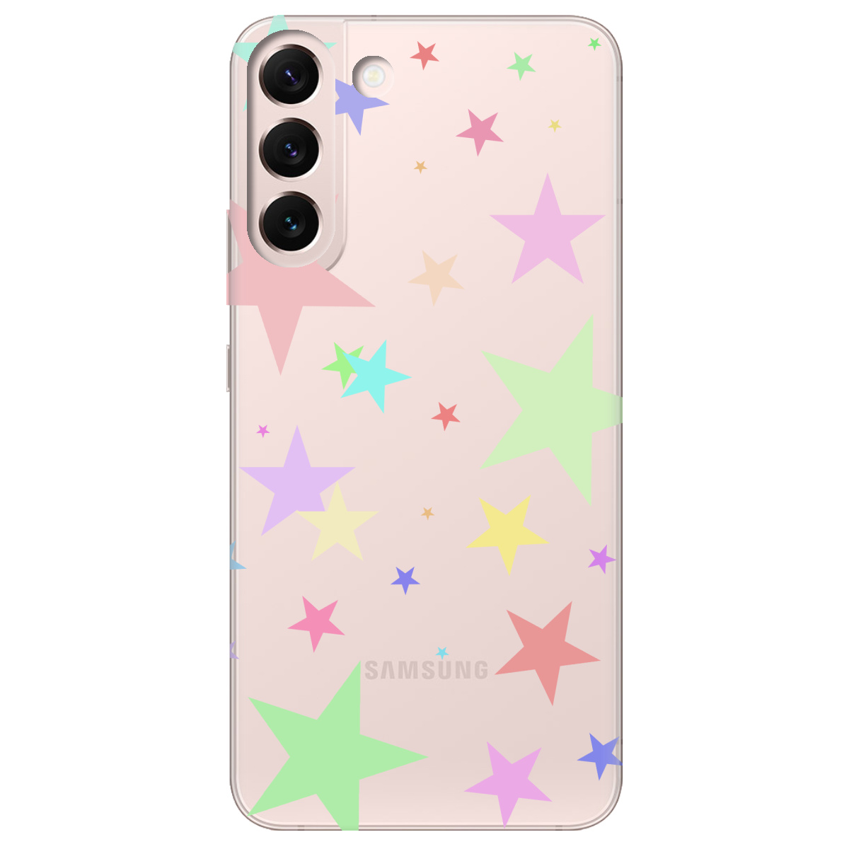 Чохол для Samsung Galaxy S22 Plus Яскраві зірки - фото 1 Чохол для Samsung Galaxy S22 Plus Яскраві зірки - фото 1 - Чохли для телефонів