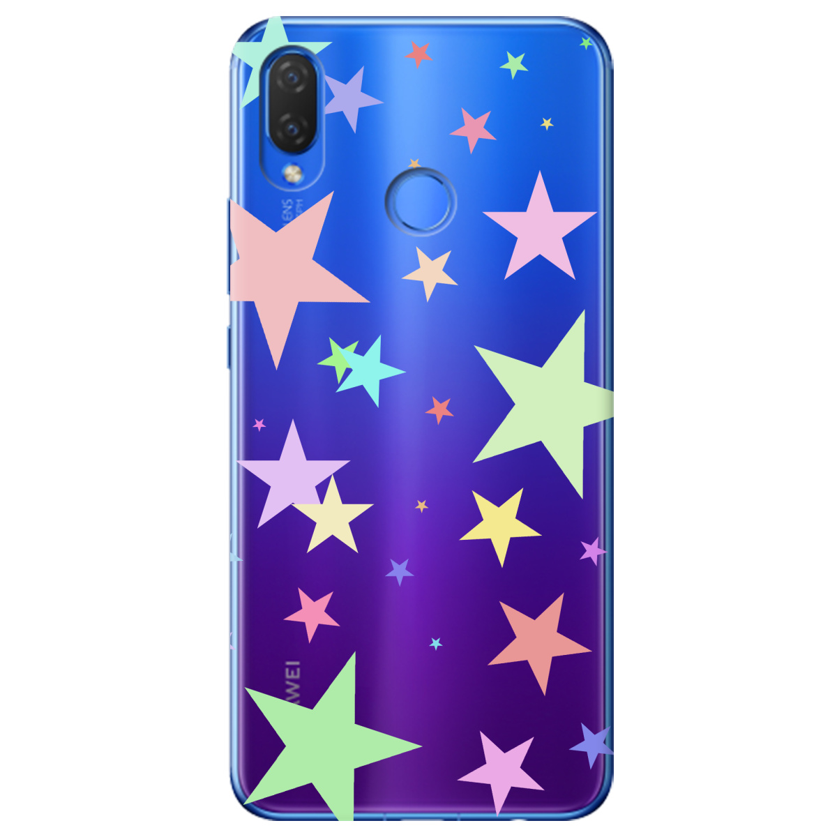 Чохол для Huawei P Smart Plus Яскраві зірки - фото 1 Чохол для Huawei P Smart Plus Яскраві зірки - фото 1 - Чохли для телефонів