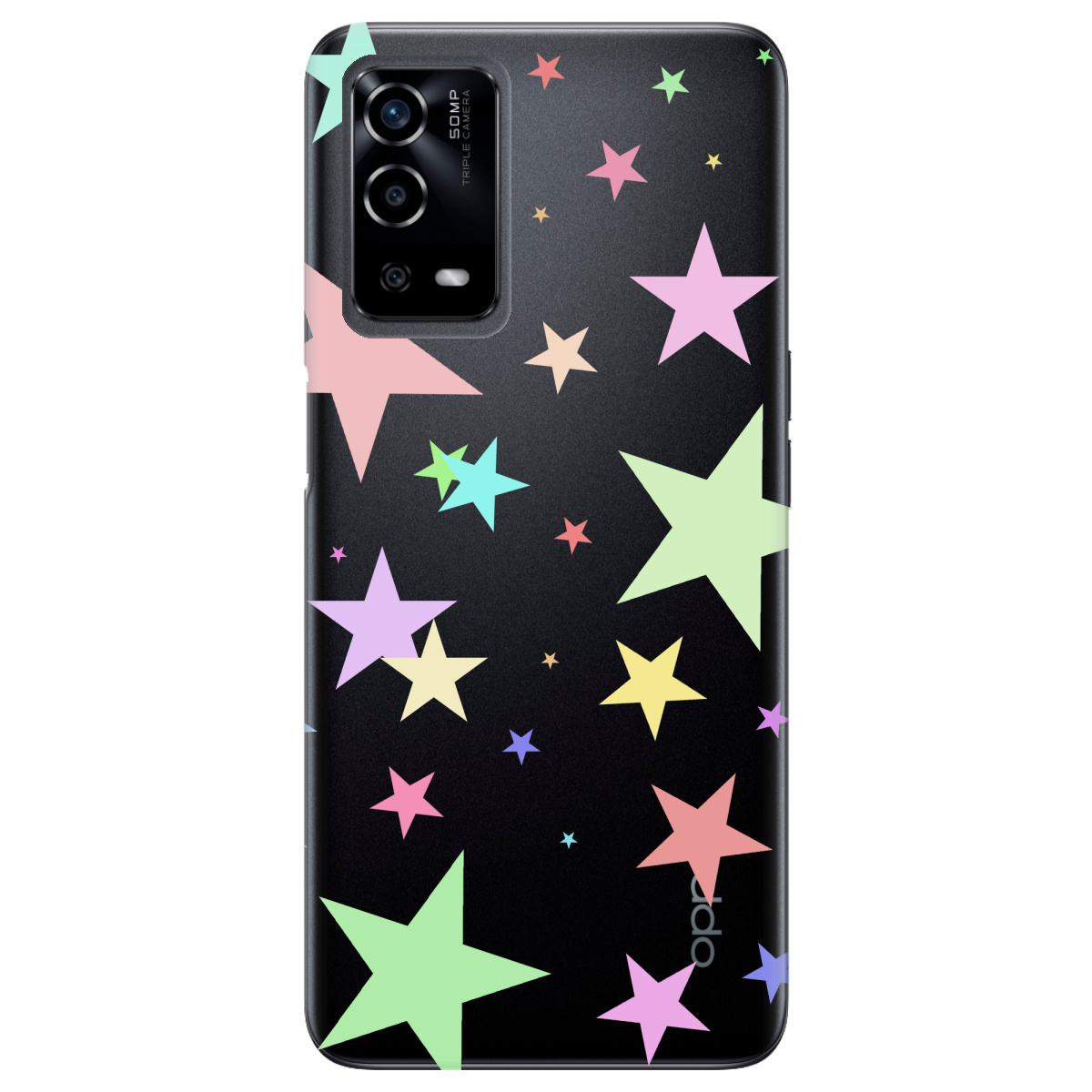 Чехол для Oppo A55 Яскраві зірки - фото 1 - Чехлы для телефонов