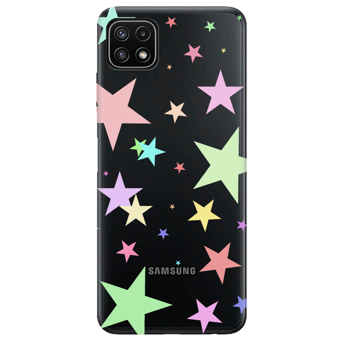 Чохол для Samsung Galaxy A22 5G Яскраві зірки - фото 1 - Чохли для телефонів