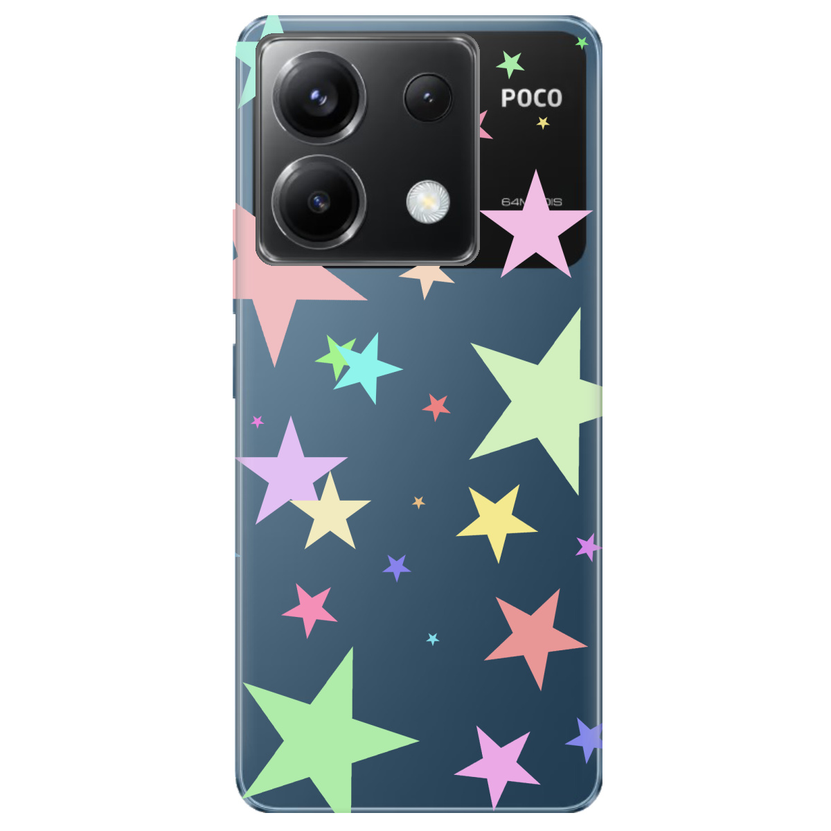Чохол для Xiaomi Poco X6 Яскраві зірки - фото 1 - Чохли для телефонів