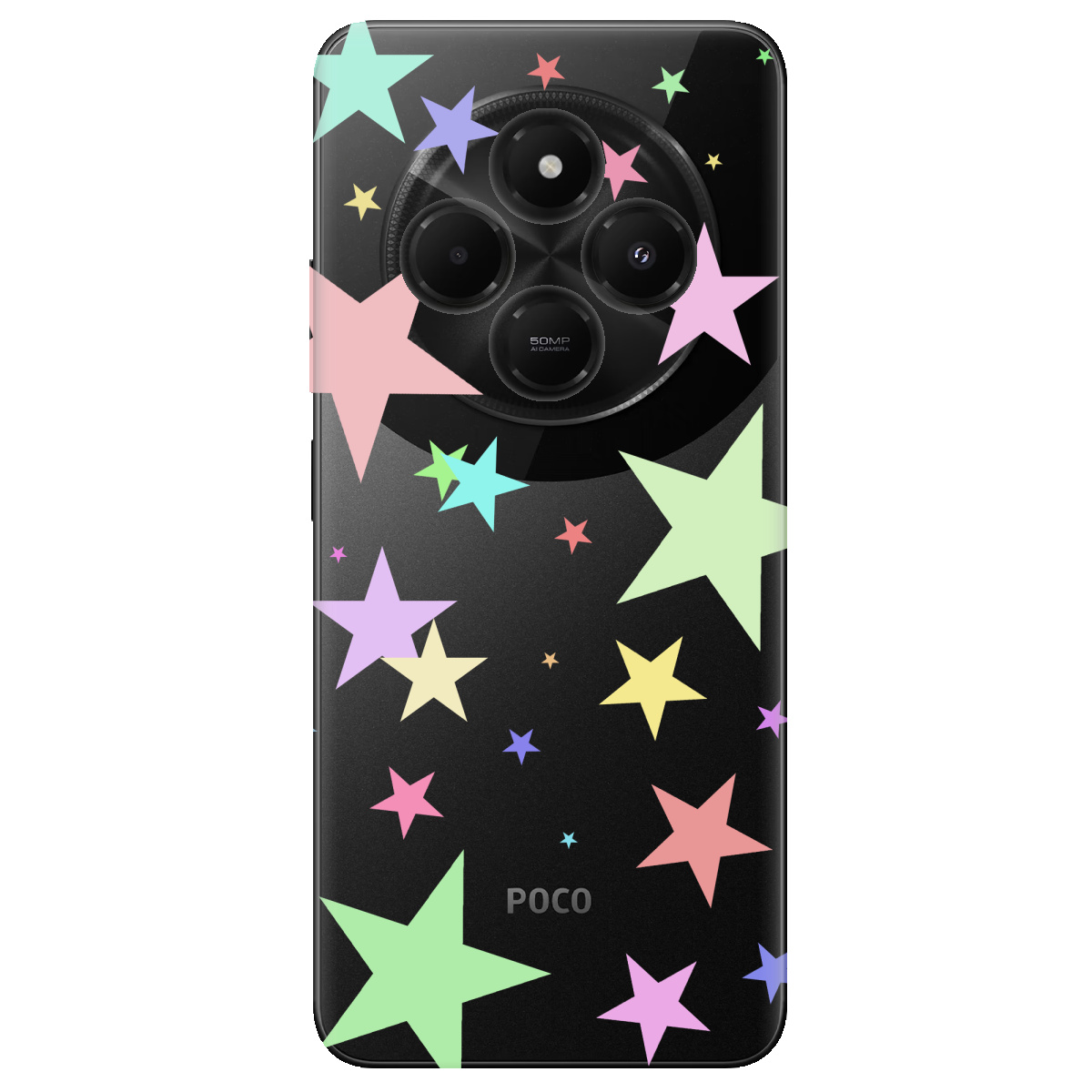 Чохол для Xiaomi Redmi 14C Яскраві зірки - фото 1 - Чохли для телефонів