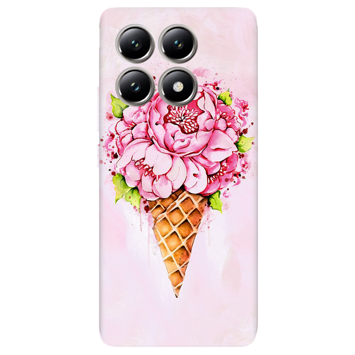 Чехол для Xiaomi 14T Ice cream - фото 1 Чехол для Xiaomi 14T Ice cream - фото 1 - Чехлы для телефонов