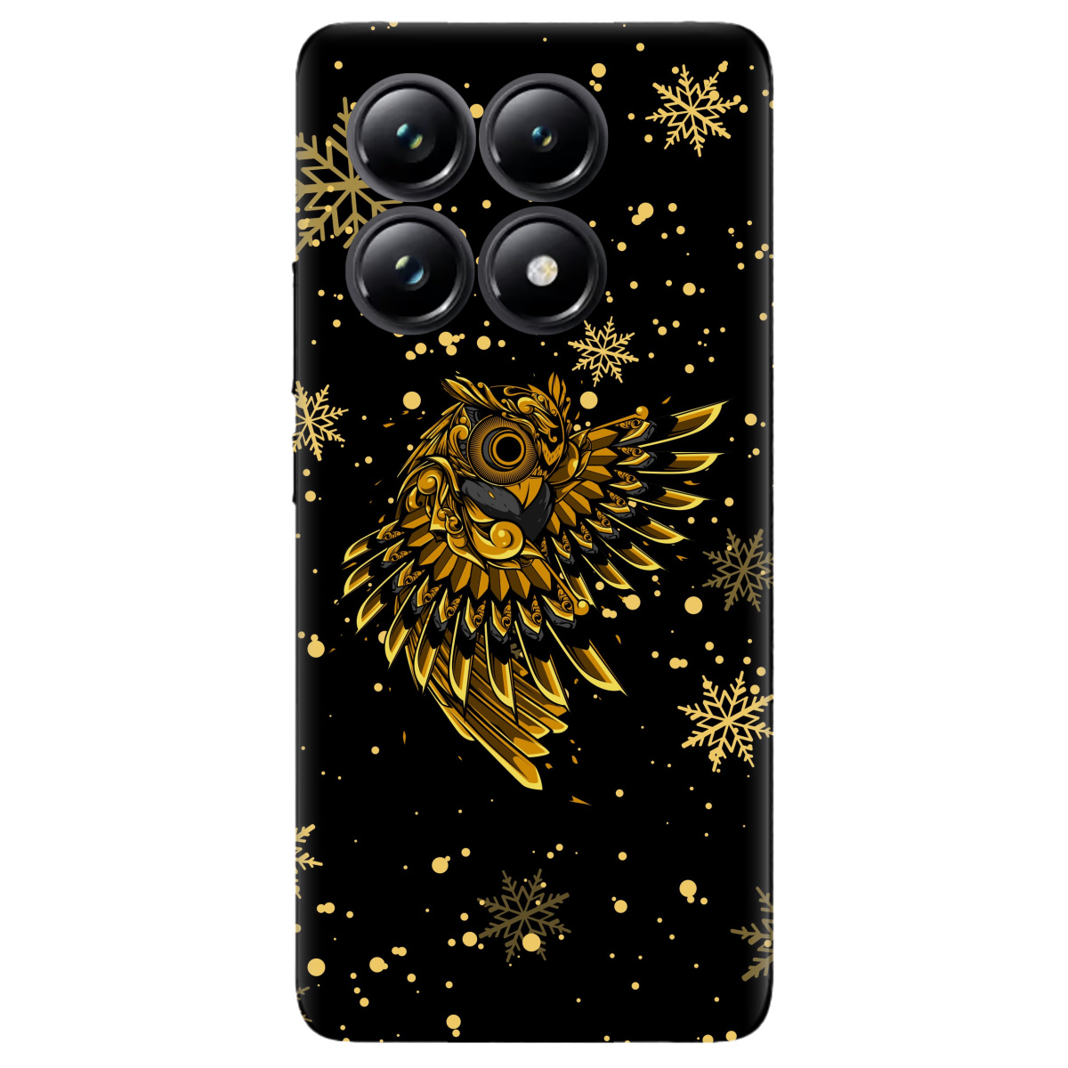 Чехол для Xiaomi 14T Pro Gold sova - фото 1 - Чехлы для телефонов