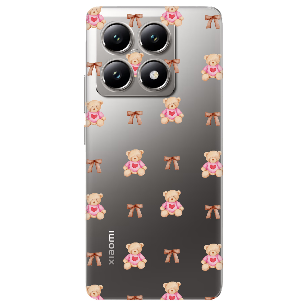 Чехол для Xiaomi 14T Сердечний ведмедик - фото 1 - Чехлы для телефонов
