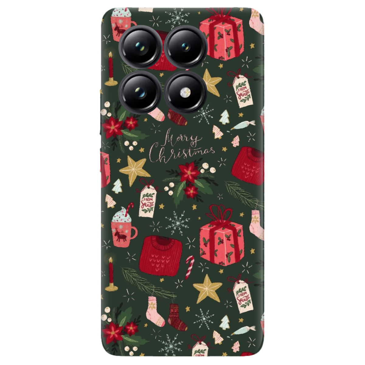 Чехол для Xiaomi 14T Pro Merry christmas - фото 1 - Чехлы для телефонов