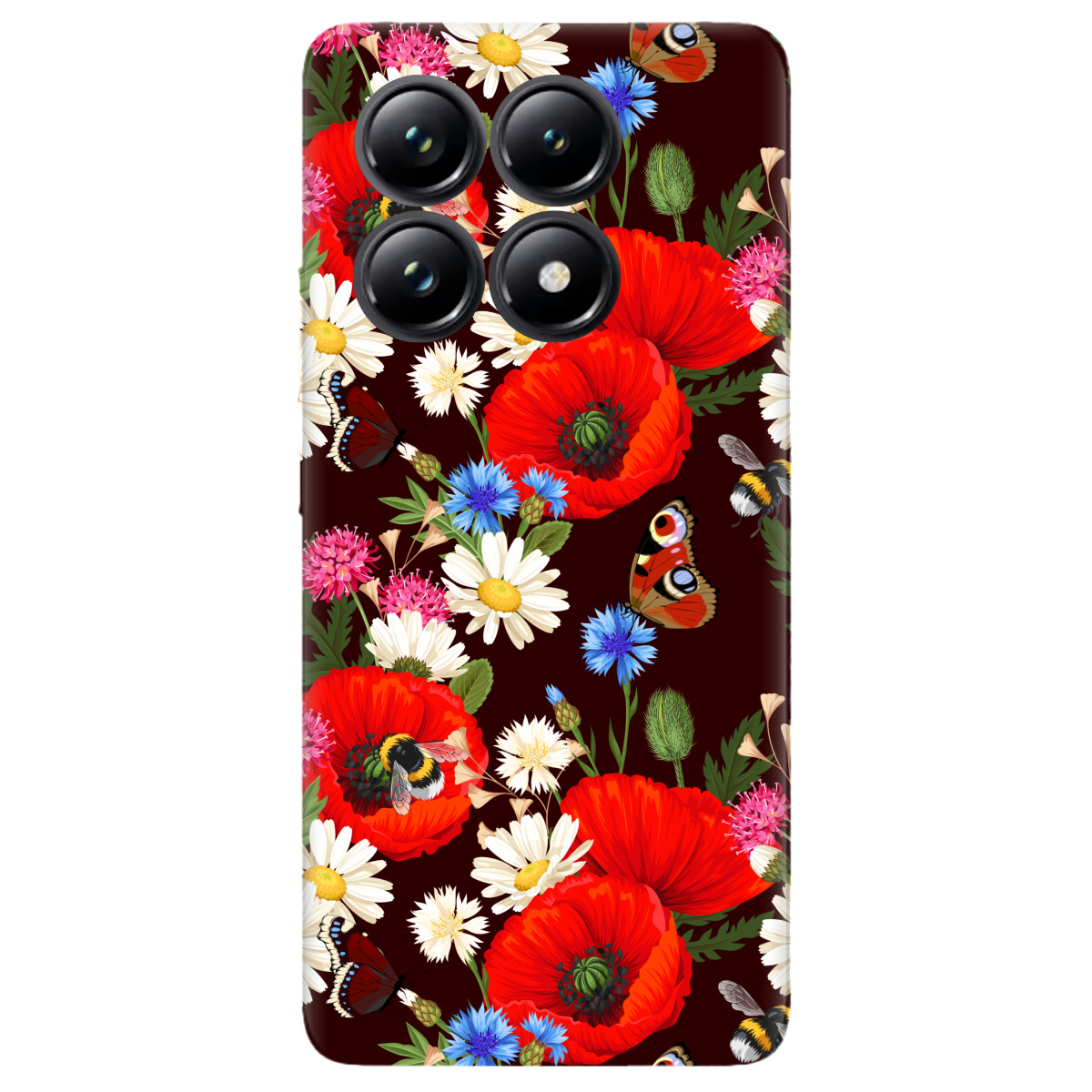 Чехол для Xiaomi 14T Pro Лугові квіти - фото 1 - Чехлы для телефонов