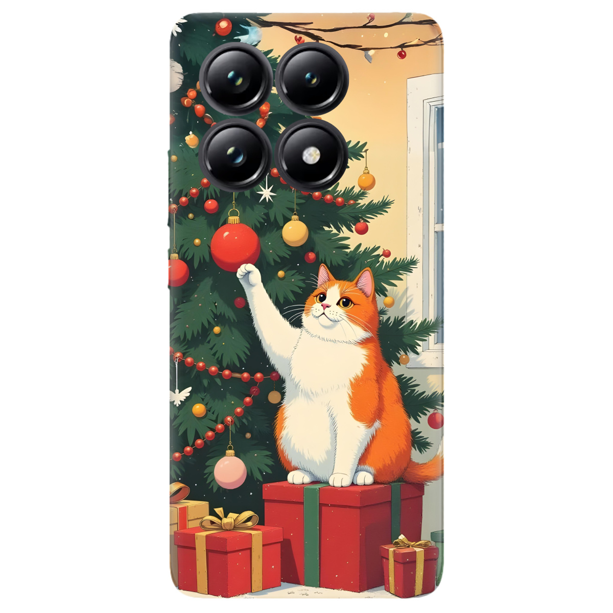 Чохол для Xiaomi 14T Pro Christmas Cat - фото 1 - Чохли для телефонів