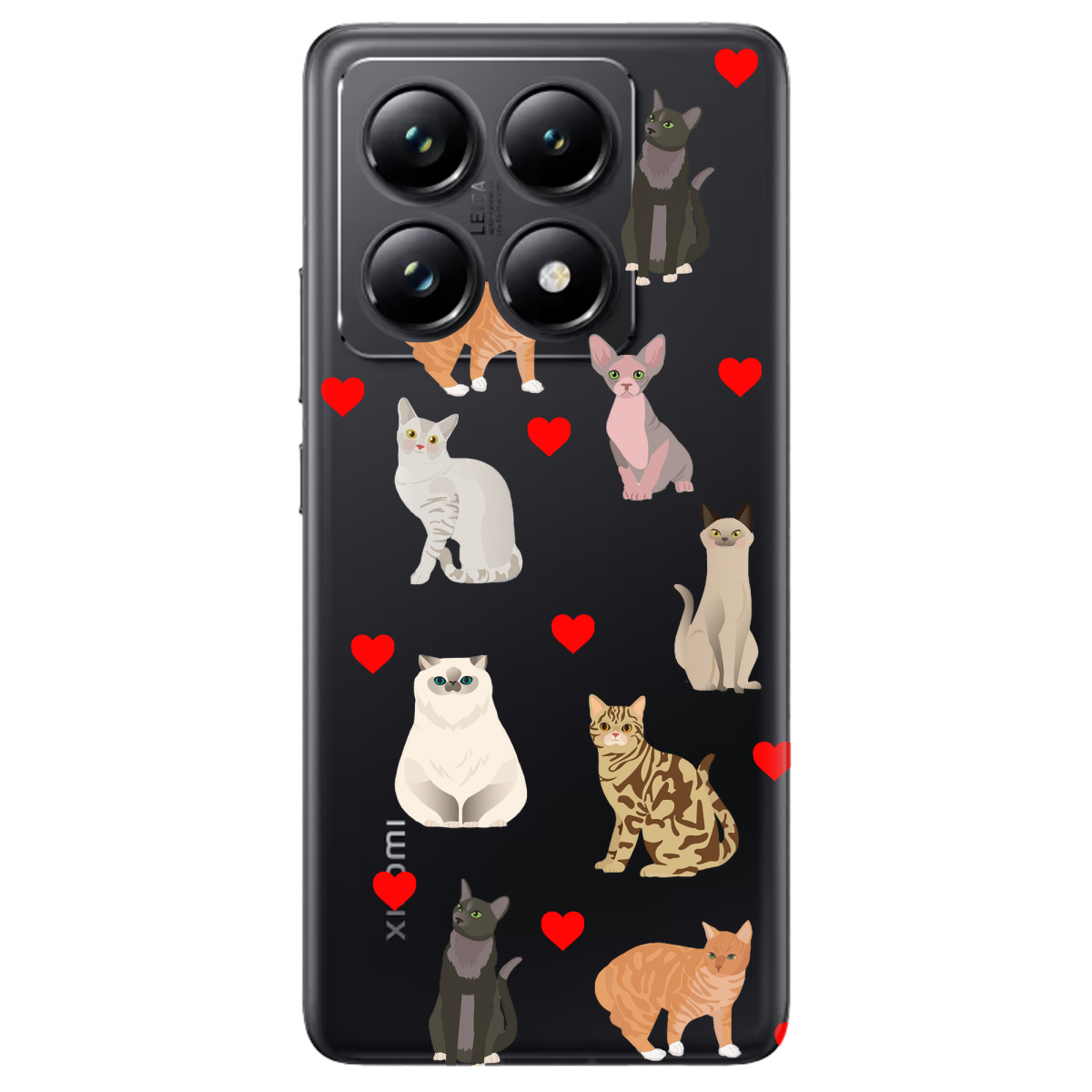 Чехол для Xiaomi 14T Pro Любов у кожному мяу - фото 1 - Чехлы для телефонов