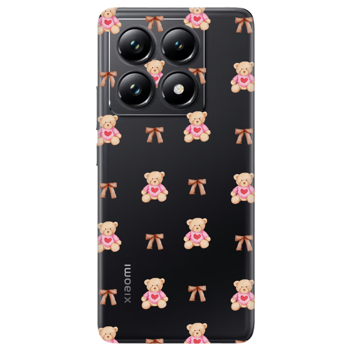 Чехол для Xiaomi 14T Pro Сердечний ведмедик - фото 1 - Чехлы для телефонов
